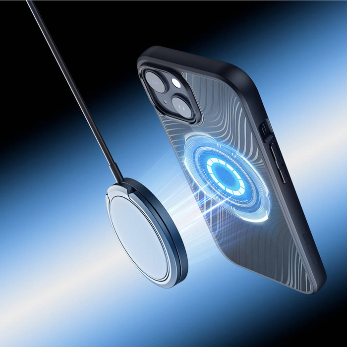 Etui Pancerne etui do iPhone 15 z MagSafe Dux Ducis Aimo Mag - czarne Case