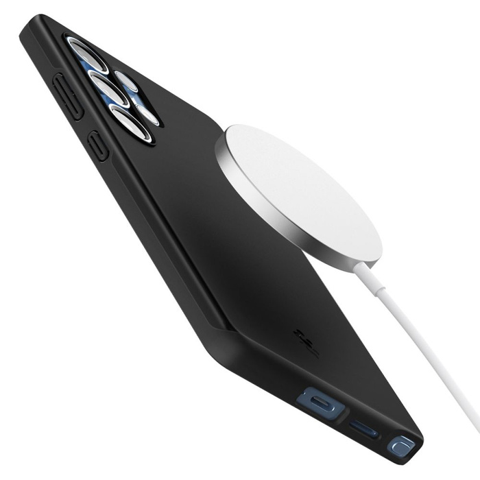 ETUI SPIGEN THIN FIT MAG MAGSAFE SAMSUNG GALAXY S25 ULTRA BLACK