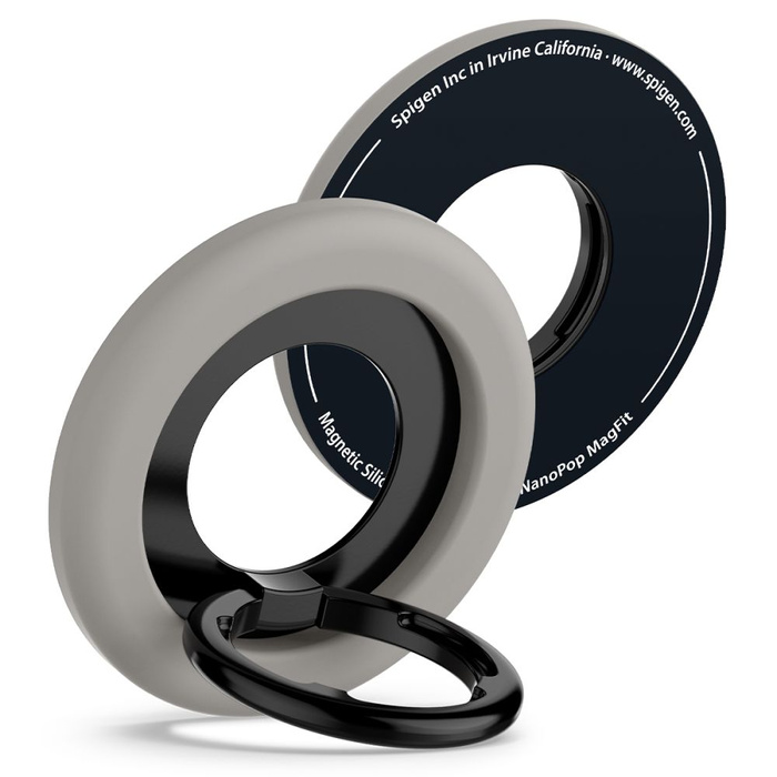 UCHWYT NA PALEC SPIGEN NANO POP MAGSAFE PHONE RING TRUFFLE GREY