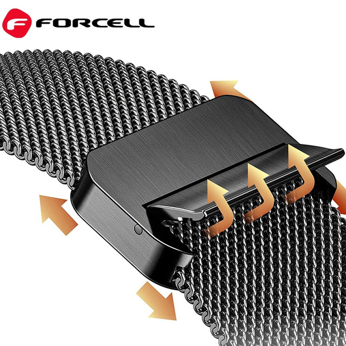Pasek do Apple Watch Forcell F-Design FA14 magnetyczny stal 38 / 40 / 41 mm różowy