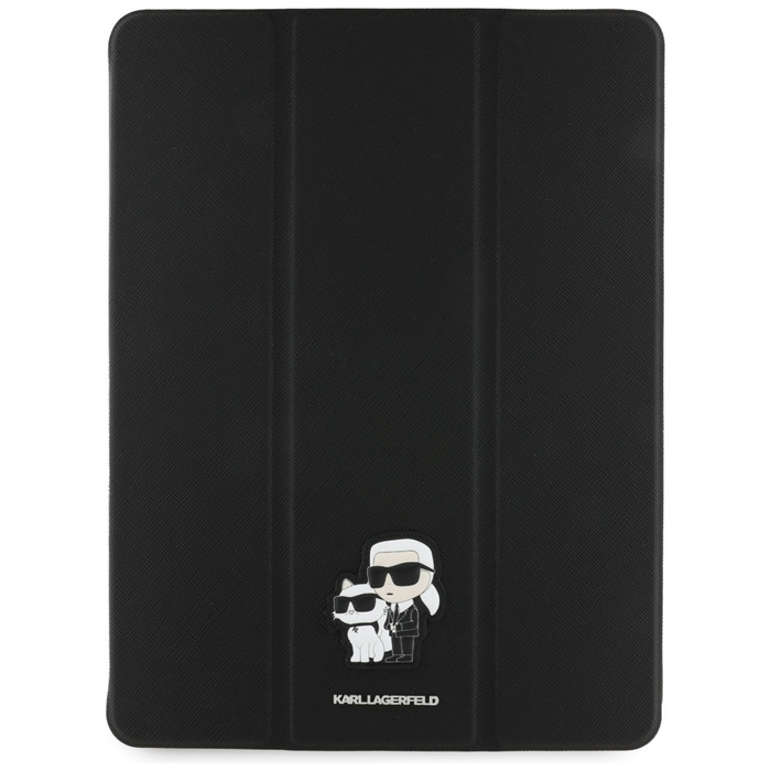 Karl Lagerfeld KLFC13PM24SAKCK iPad Pro   13" 2024 Book Cover czarny/black Saffiano Magnetic Karl &Choupette
