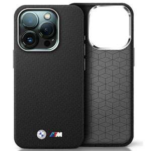Etui BMW iPhone 16 Pro Max 6.9" czarny/black hardcase M Edition Kevlar wrapped metal