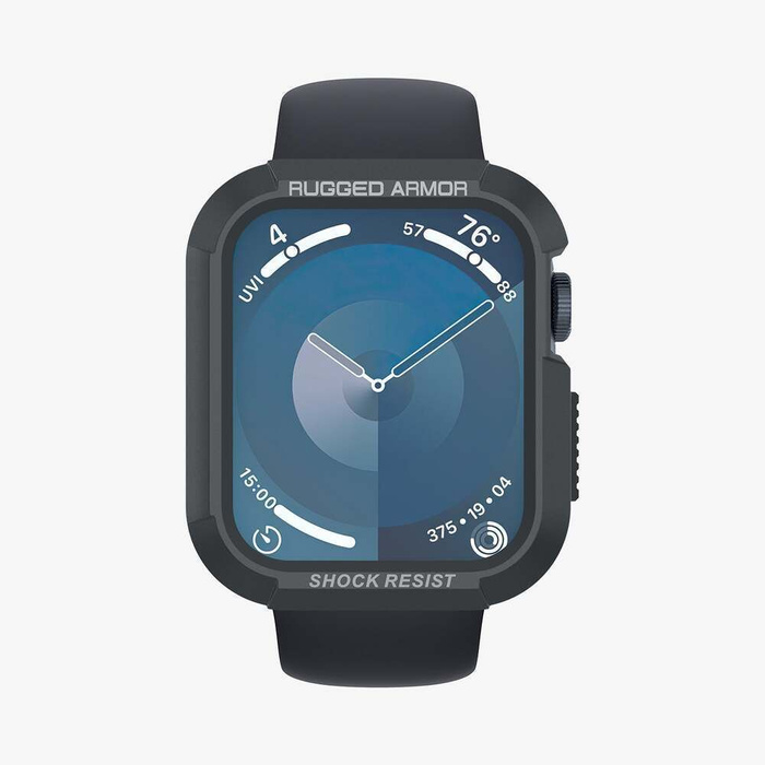 Etui Spigen Rugged Armor Apple Watch 4 / 5 / 6 / 7 / 8 / 9 / Se (44 / 45 Mm) Dark Grey