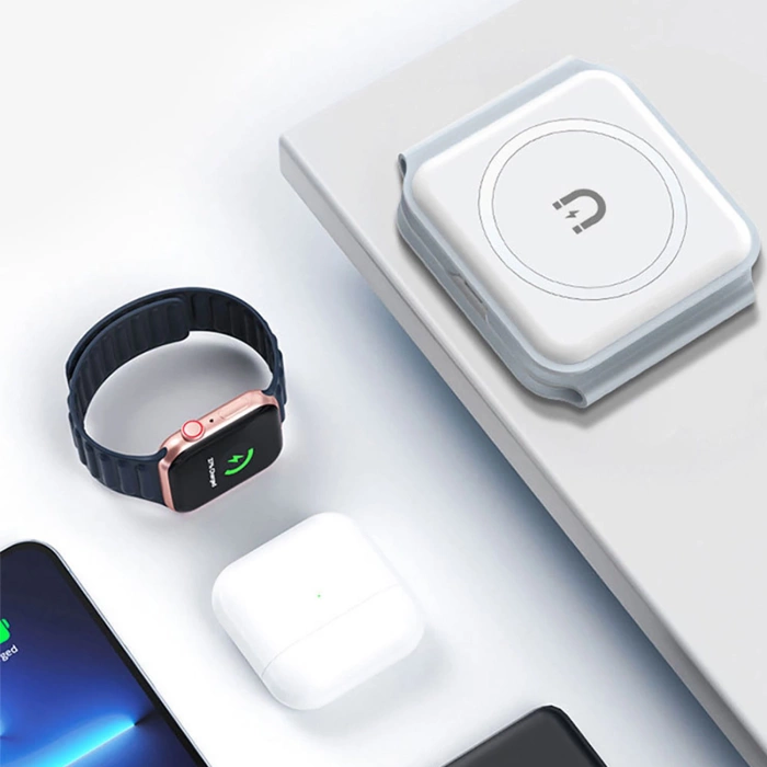 Ładowarka indukcyjna 3w1 Dudao A11N 15W - biała