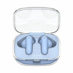 USAMS Słuchawki Bluetooth 5.3 TWS BE series earbuds bezprzewodowe niebieski/blue US-BE16