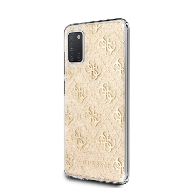 Etui GUESS Samsung Galaxy A31 A315 4G Glitter Złoty Hard Case