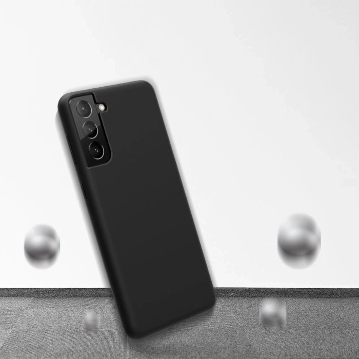 Nillkin Flex Pure Pro Case gumowe elastyczne silikonowe etui pokrowiec Samsung Galaxy S21+ 5G (S21 Plus 5G) czarny