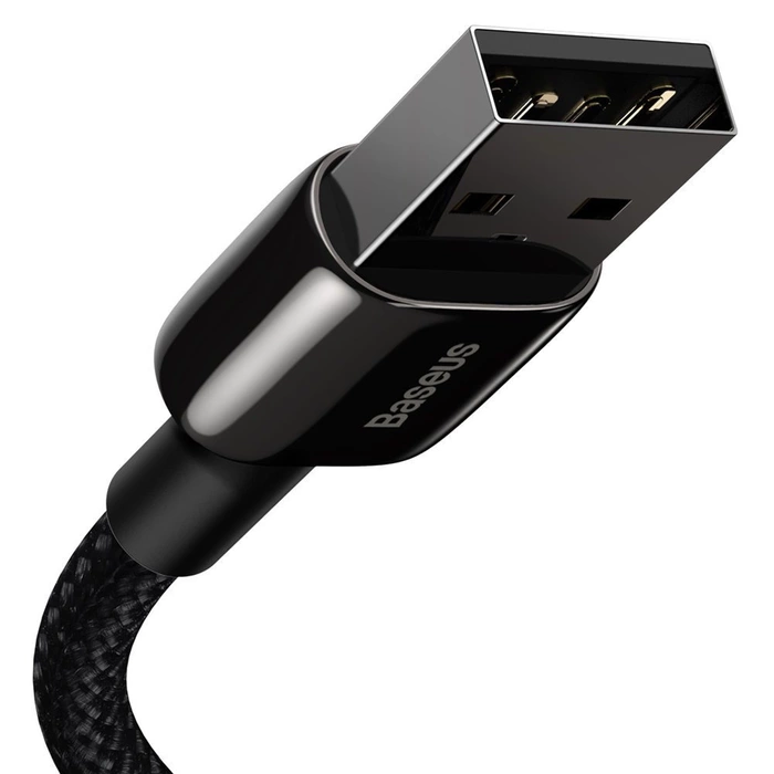 [PO ZWROCIE] Baseus Tungsten kabel USB - Lightning 2,4 A 2 m czarny (CALWJ-A01)
