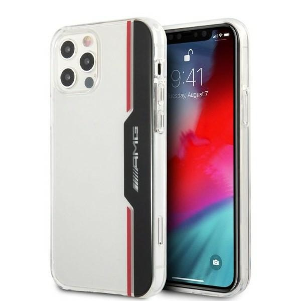 Etui AMG iPhone 12/12 Pro 6,1" transparent hardcase Electroplate Vertical