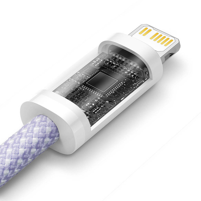 Baseus Dynamic 2 Series kabel do szybkiego ładowania USB-C - Lightning 20W 480Mb/s 2m fioletowy