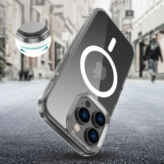 Etui TECH-PROTECT FLEXAIR HYBRID MAGSAFE IPHONE 16 PRO CLEAR