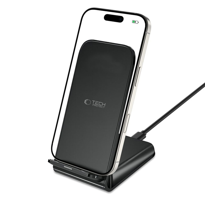 ŁADOWARKA TECH-PROTECT QI15W-S2 WIRELESS CHARGER 15W BLACK