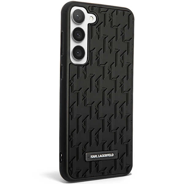 Etui Karl Lagerfeld Monogram 3d Pattern - Etui Samsung Galaxy S23 Plus (czarny) Case