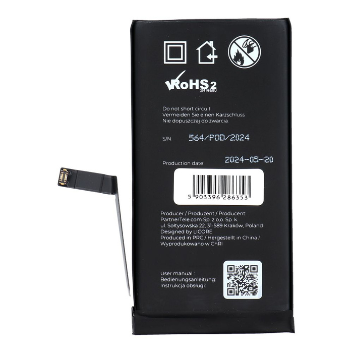 LICORE bateria do IPHONE 14 3279 mAh