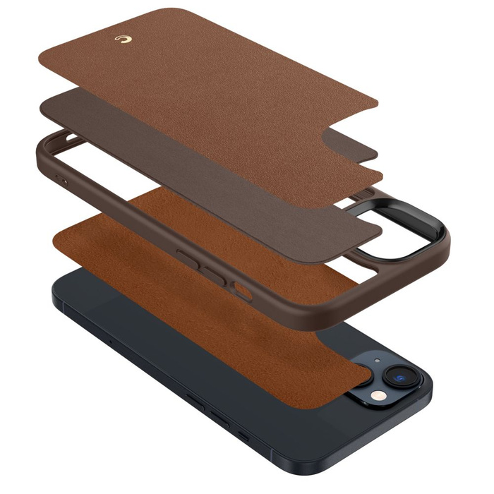 Etui Spigen iPhone 14 Plus Cyrill Kajuk Mag Magsafe Saddle Brown