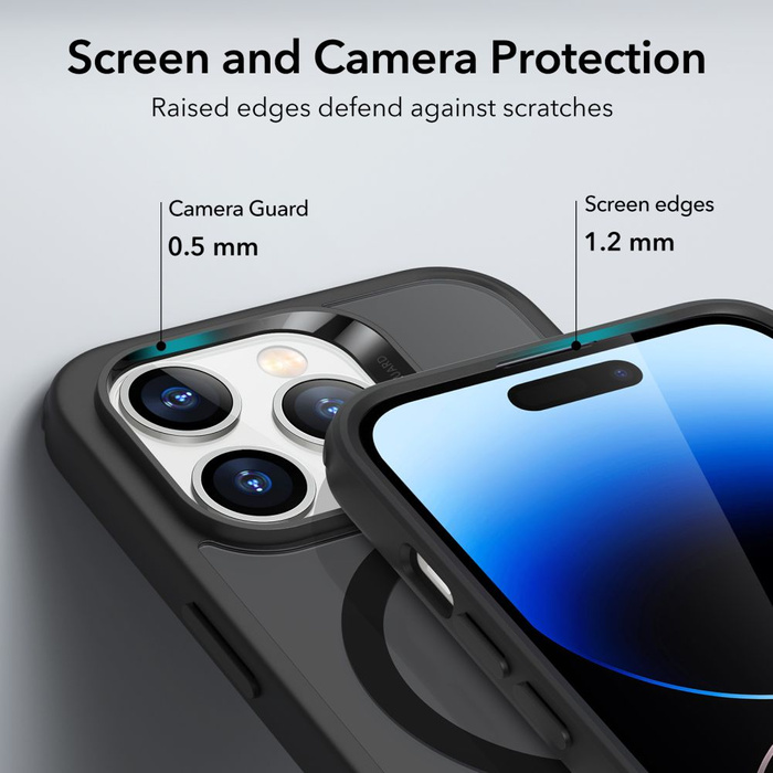 Etui Esr Ch Halolock Magsafe iPhone 14 Pro Max Frosted Black