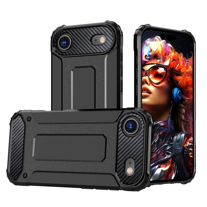 Etui Hybrid Armor iPhone 17 Air Pancerne Czarne
