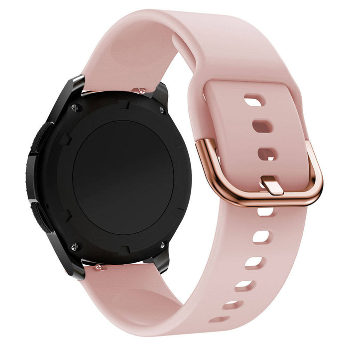 Silicone Strap TYS opaska do smartwatcha zegarka uniwersalna 20mm różowy