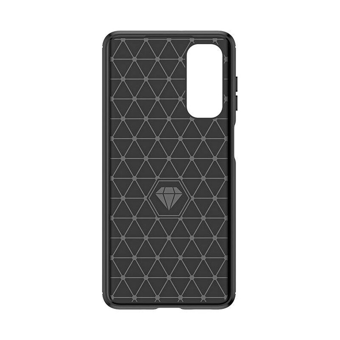 Etui Elastyczne etui wzór karbon do Samsung Galaxy M54 Carbon Case - czarne Case