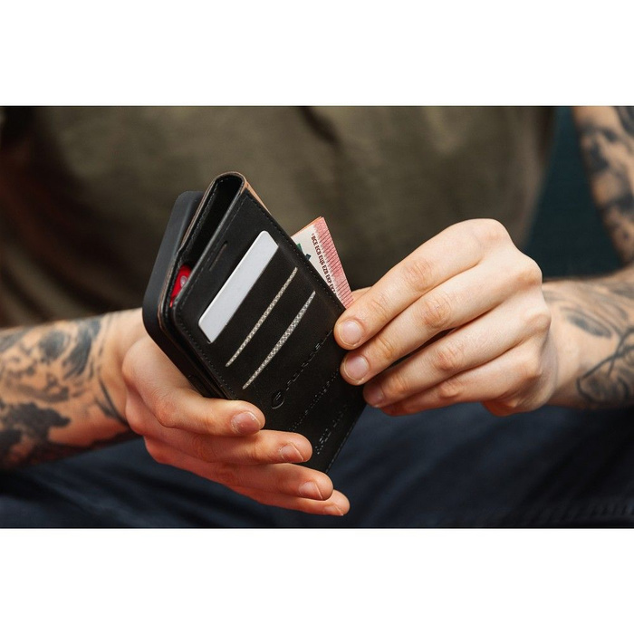 FORCELL F-PROTECT RFID Blocker Book kabura do SAMSUNG A35 czarny