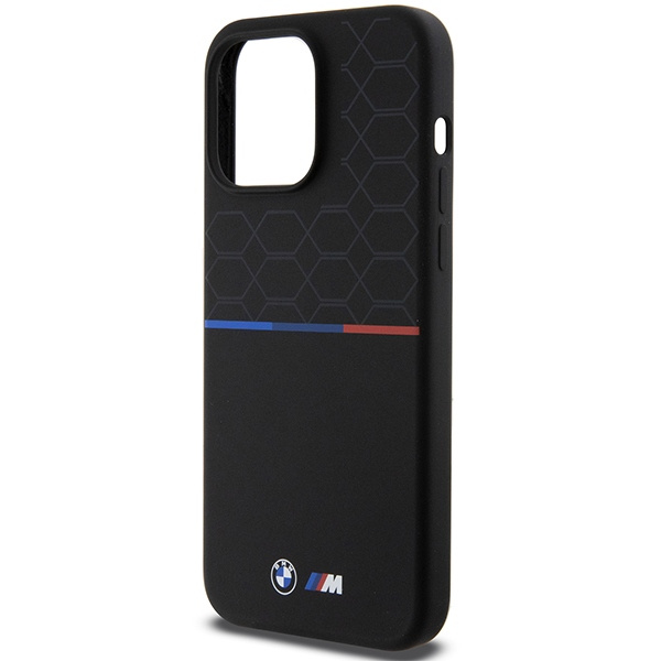 Etui Bmw Bmhmp15x22smpk Iphone 15 Pro Max 6.7" Czarny/black Hardcase M Silicone Pattern Magsafe Case
