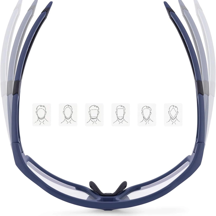 Okulary rowerowe Rockbros SP216BL fotochromowe UV400 - niebieskie