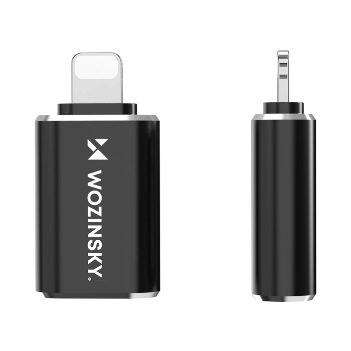 Adapter Wozinsky WALC-01 Lightning - USB-C - czarny