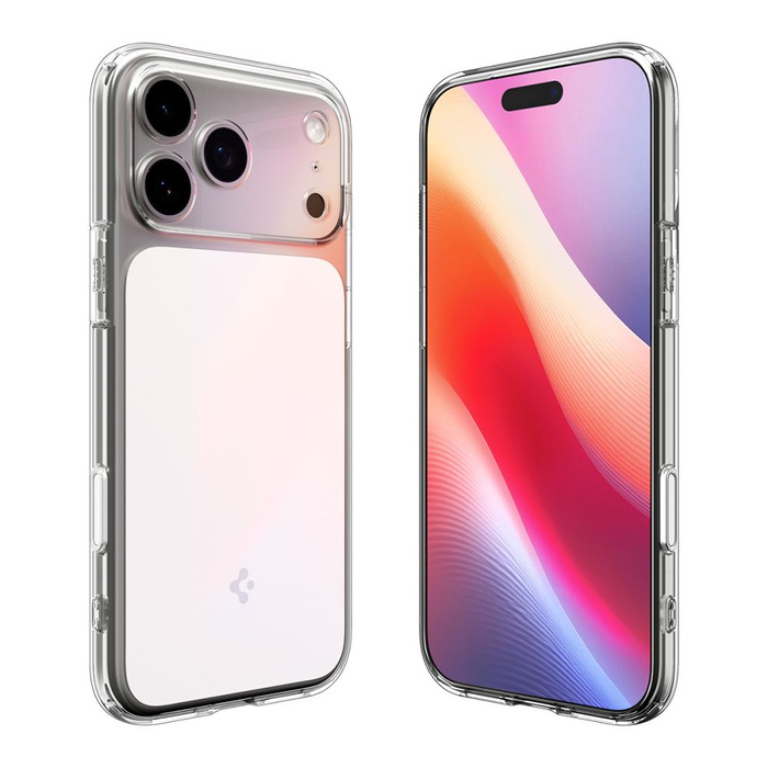 ETUI SPIGEN IPHONE 17 PRO ULTRA HYBRID ”T” MAG MAGSAFE CLEAR/WHITE