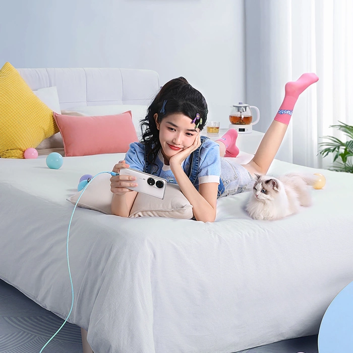 BASEUS kabel Typ C do Typ C Explorer Power Delivery 100W 2m niebieski P10319703311-01 / CB000043