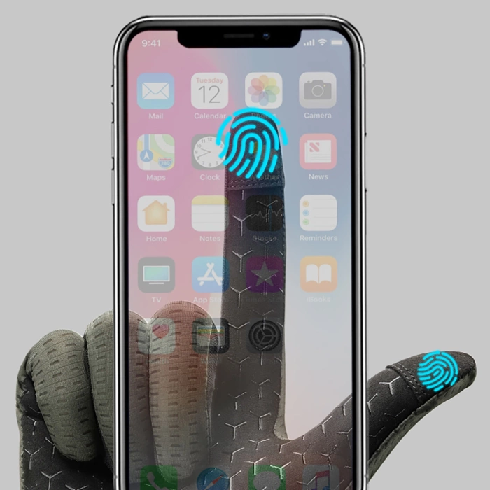 Rękawiczki rowerowe Rockbros oddychające, pełne, rozmiar: XL - zielone