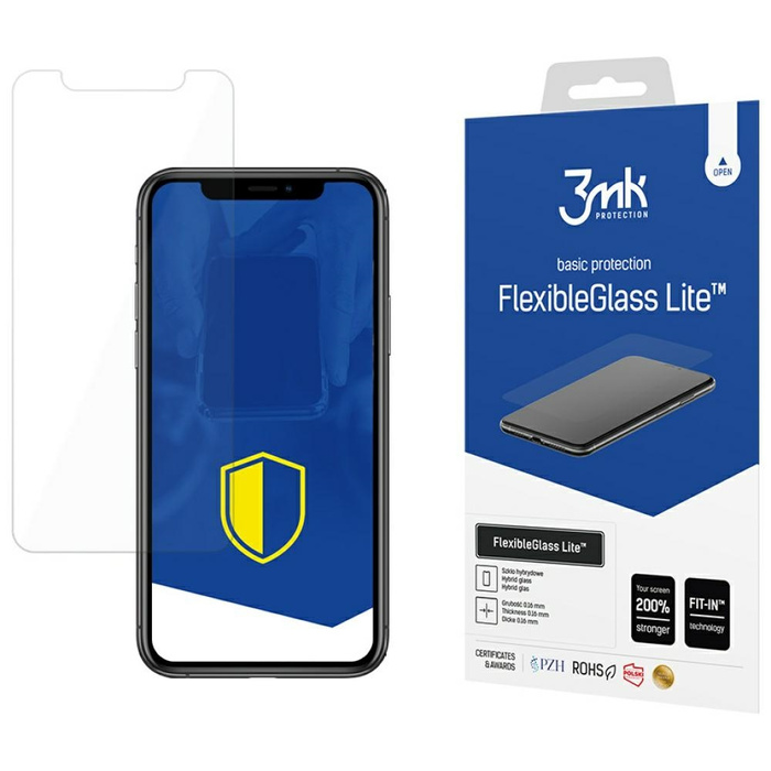 Szkło hybrydowe 3MK FlexibleGlass Lite   do Apple iPhone X/XS/11 Pro