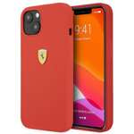 Etui FERRARI Apple iPhone 13 Mini Silicone Czerwony Hardcase