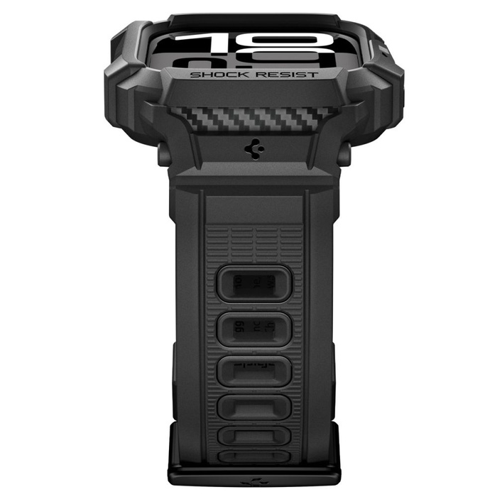 ETUI SPIGEN APPLE WATCH 10 / 11 (42 MM) RUGGED ARMOR ”PRO” V2 MATTE BLACK
