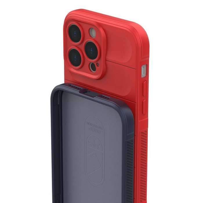 Etui Magic Shield Case Etui Do iPhone 14 Pro Max Elastyczny Pancerny Pokrowiec Ciemnoniebieskicase