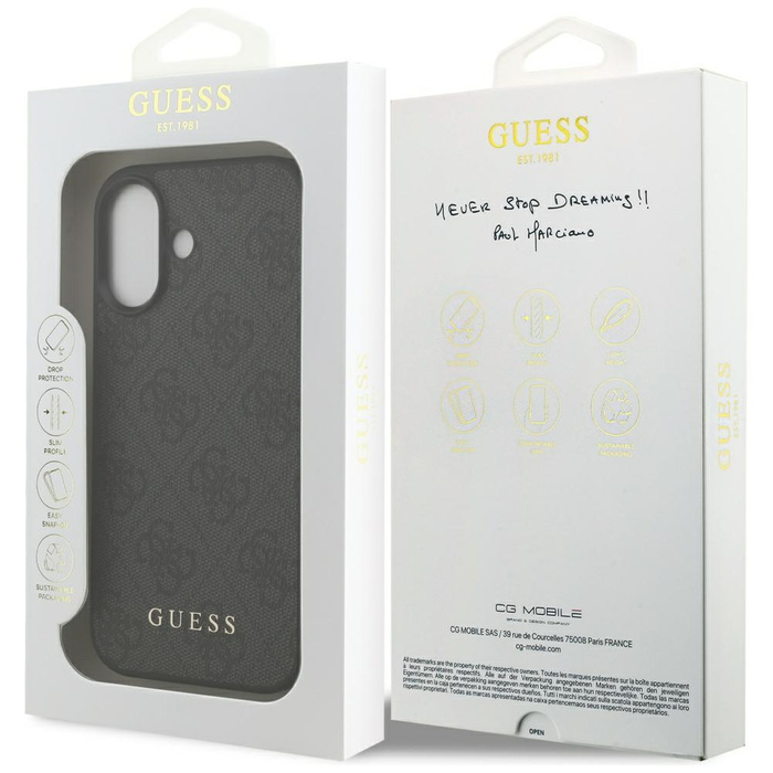 Etui Guess 4G Classic do iPhone 17       czarny