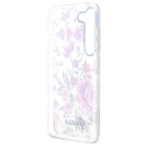 Etui Guess GUHCS23MHCFWST S23 Plus S916 biały/white hardcase Flower Collection Case