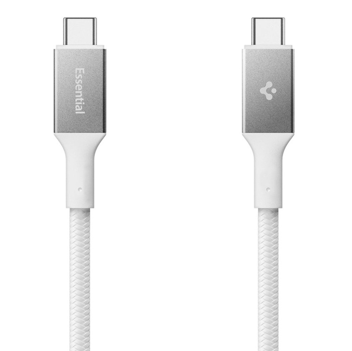 KABEL USB-C SPIGEN EB24015CC ESSENTIAL 240W 150CM BIAŁY