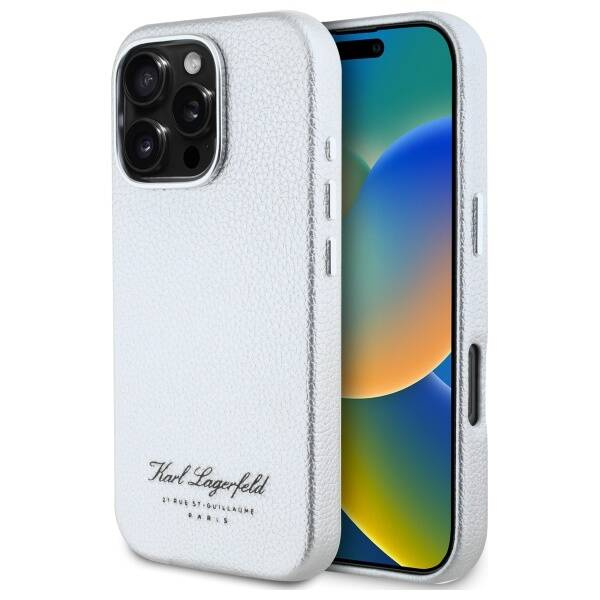 Etui Karl Lagerfeld iPhone 16 Pro Max 6,9" hardcase szary/grey hotel RSG