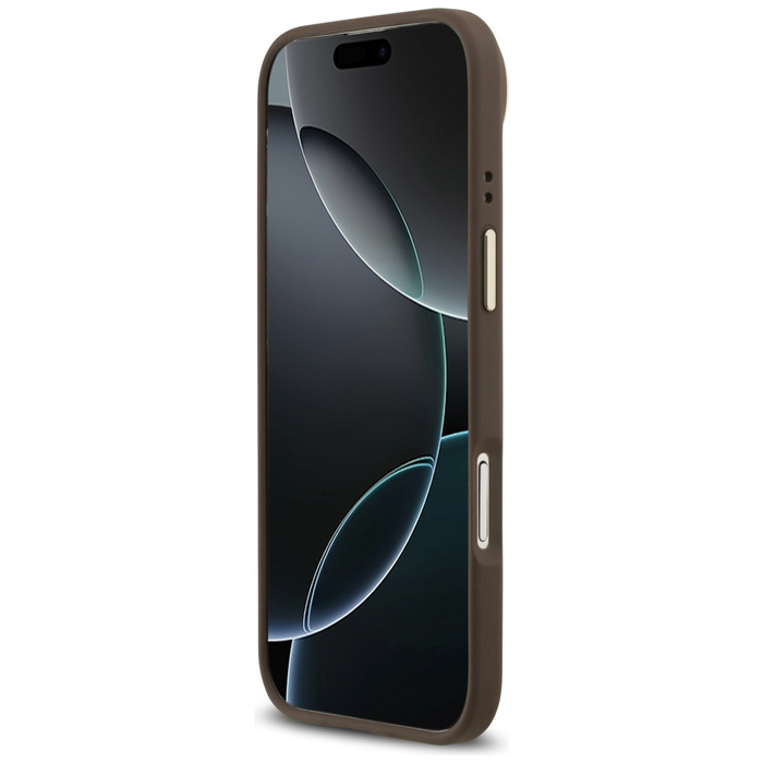 Etui Guess 4G PU Classic Logo MagSafe do iPhone 17 Air brązowy