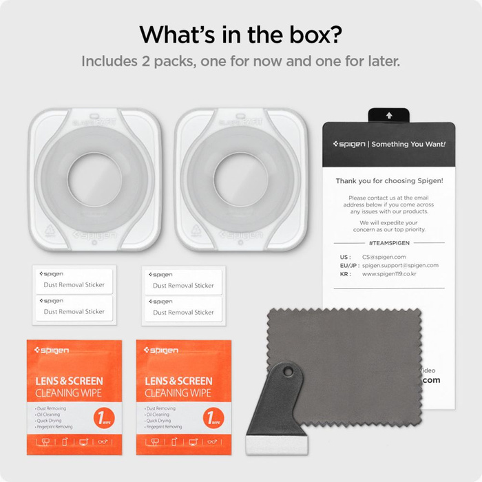 SZKŁO HARTOWANE SPIGEN GLAS.TR ”EZ-FIT” 2-PACK GALAXY WATCH 5 PRO (45 MM)