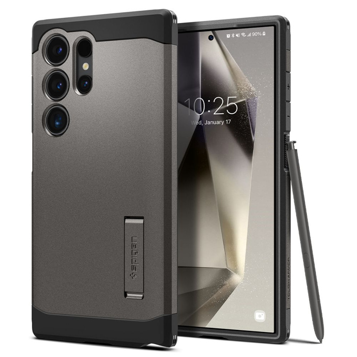 Etui Spigen Tough Armor Samsung Galaxy S24 Ultra Gunmetal Case
