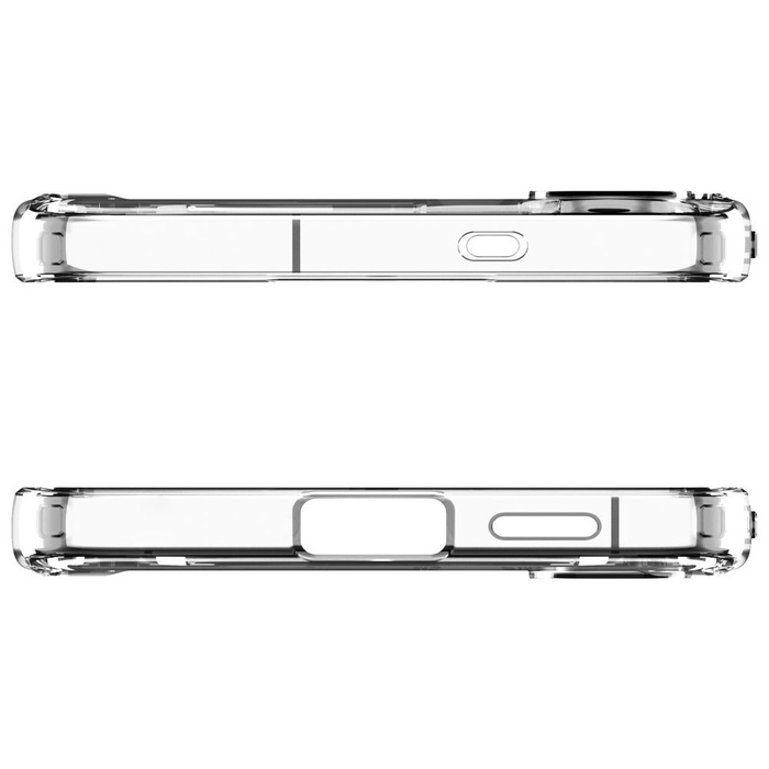 ETUI SPIGEN SAMSUNG GALAXY S25 FE ULTRA HYBRID MAG MAGSAFE CLEAR/WHITE