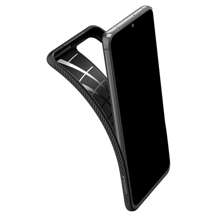 Etui SPIGEN Galaxy S21 Ultra Liquid Air Matte Black Czarne Case