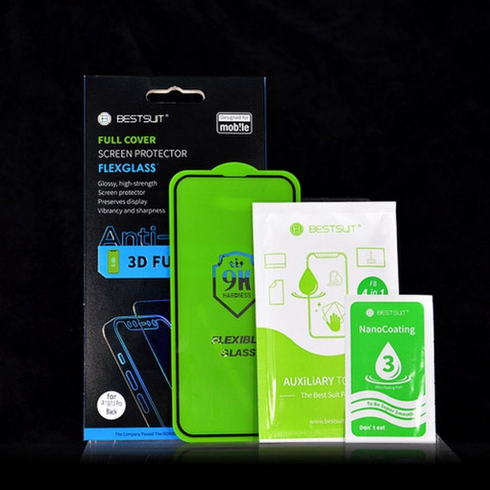 Szkło hybrydowe Bestsuit Flexible 5D Full Glue do Samsung Galaxy A72 LTE/5G czarny