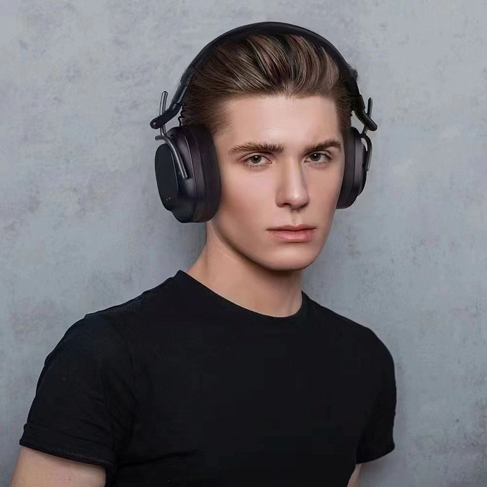 Słuchawki bezprzewodowe nauszne Forcell F-Audio Pro Sound Craft ANC czarne