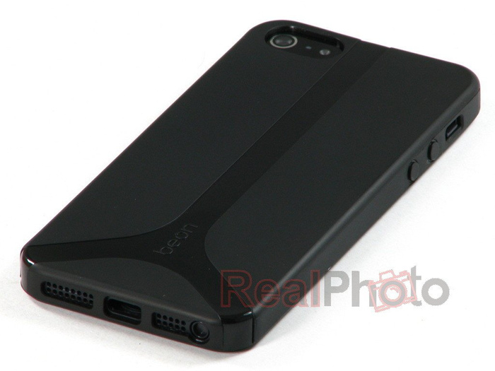 Etui iPhone 5 5S SE BEON Czarny Pokrowiec 