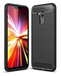 Pokrowiec Etui Huawei Mate 20 Lite Carbon Silikon