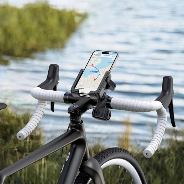 Baseus uchwyt rowerowy GoTrip Series Bike Phone Mount Cluster czarny