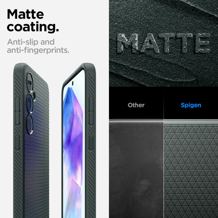 Etui Spigen Liquid Air Samsung Galaxy A55 5g Abyss Green Case