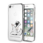 Etui KARL LAGERFELD Apple iPhone 7 8 SE 2020 Choupette Fun Bezbarwny Case
